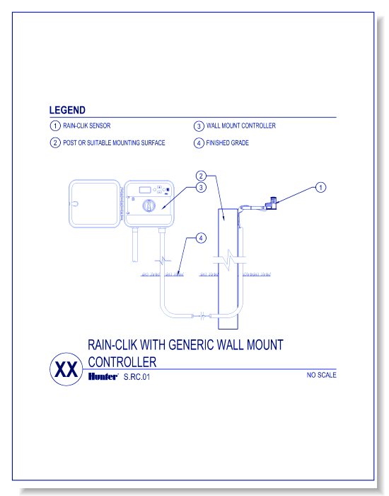 Rain Clik with Generic Wall Mount Controller