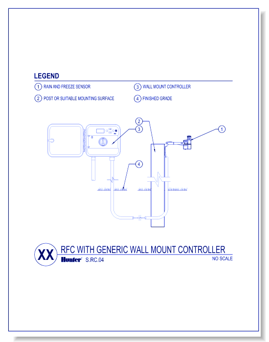 Sensors - Rain Freeze Clik with Generic Wall Mount Controller