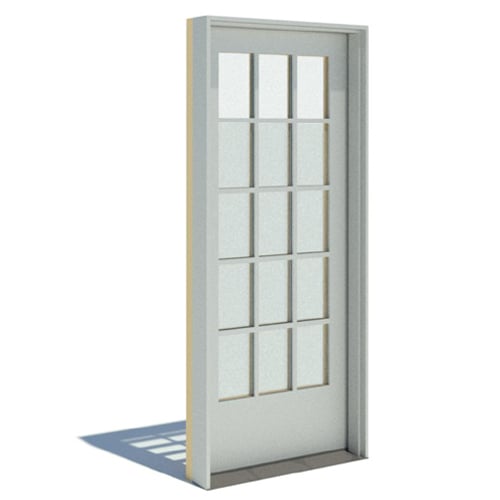 E-Series: Aluminum Clad - Inswing Doors - Elevation