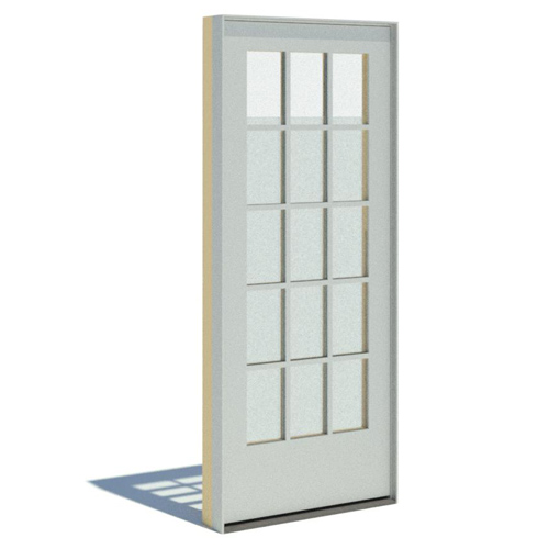 E-Series: Aluminum Clad - Outswing Doors - Elevation