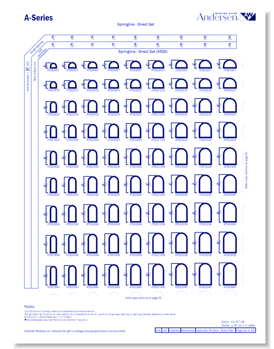 A-Series: Aluminum Clad - Specialty Window - Elevation