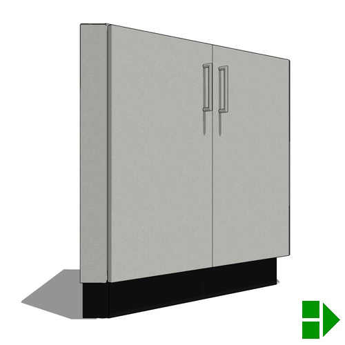 AEB2402: Angle End Base Cabinet - for 24 Inch D (specify), 2 Doors