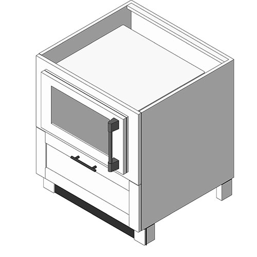 Cabinet Revit Object: OBMW - Microwave Base