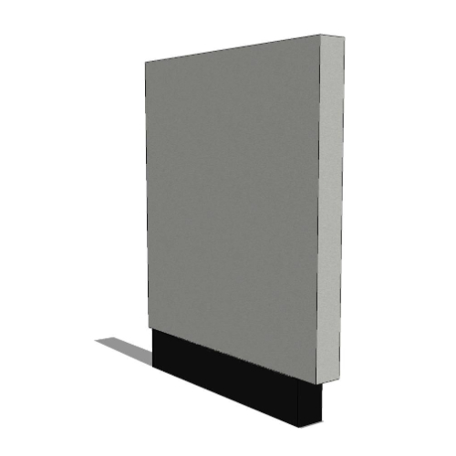 ORPyyxx: Refrigerator Box Column (Used to end a run next to undercounter appliance. Supports counter top.)