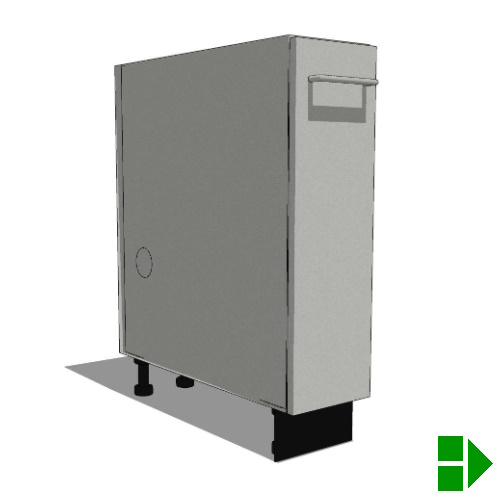 OBMxx10: Base Storage Cabinet, 1 Drawer