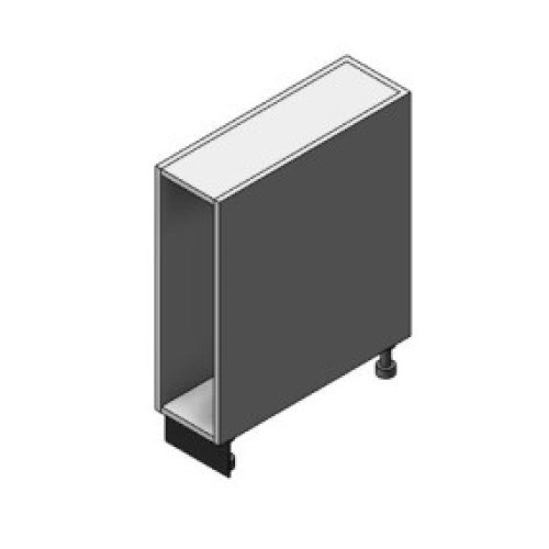 CAD Drawings BIM Models Danver Open Base Cabinets