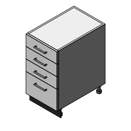 CAD Drawings BIM Models Danver Multi Drawer Base Cabinets