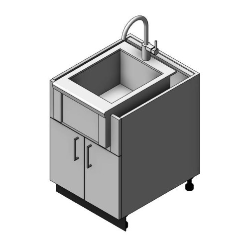CAD Drawings BIM Models Danver Farm Sink Base Cabinets