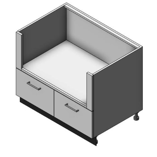 CAD Drawings BIM Models Danver Caliber Rockwell Grill Base Cabinets