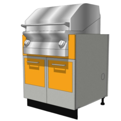 View Urbane Grill Base Cabinet