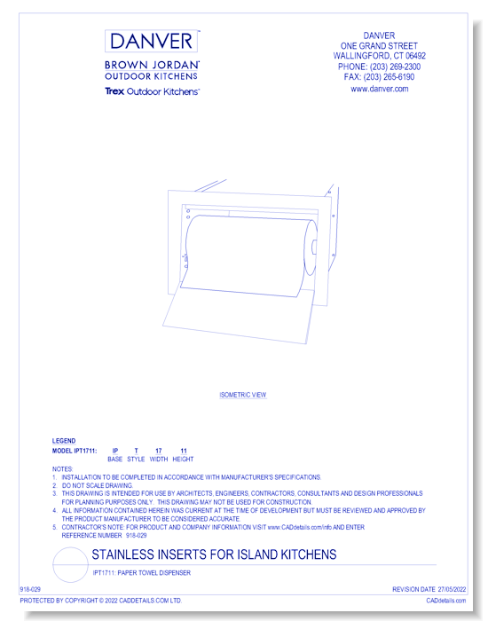 IPT1711: Paper Towel Dispenser