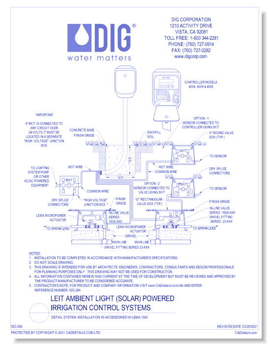 LEIT 4000 Controllers And Accessories - Detail System Installation w/ Accessories w/ LEMA 1500