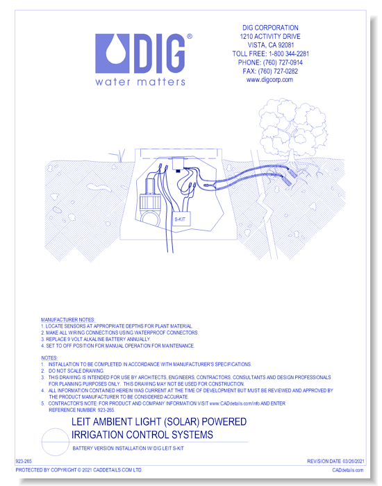 LEIT 4000 Watermark Electronic Module - Battery Version Installation w/ DIG LEIT S-Kit