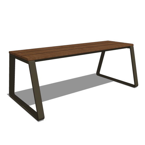 RLA48T – Vibe 4’ Thermory Dining Bench