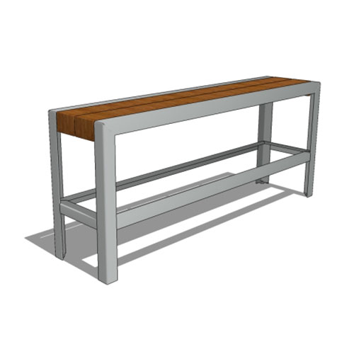 CAD Drawings BIM Models Maglin Site Furniture Inc. MBE-1050-00004 (MLB1050B-BH-PBK)