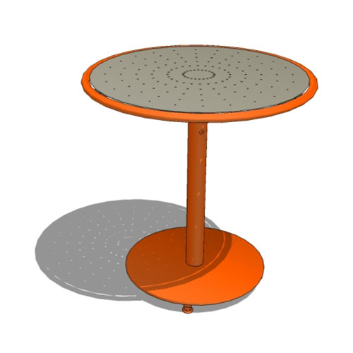 CAD Drawings BIM Models Maglin Site Furniture Inc. MTB-1700-00096 (FRT1700-RD-M1-DB-30)
