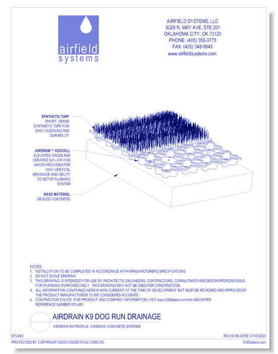 AirDrain K9 Profile: AirDrain Concrete Systems