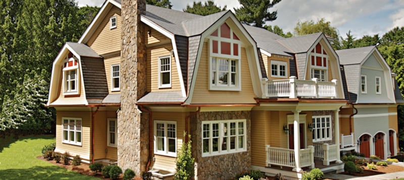 Intricate Exterior Home Trim Evokes History