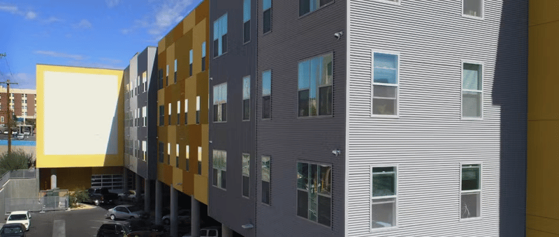Vinyl windows enhance a modern landmark in an artisan community
