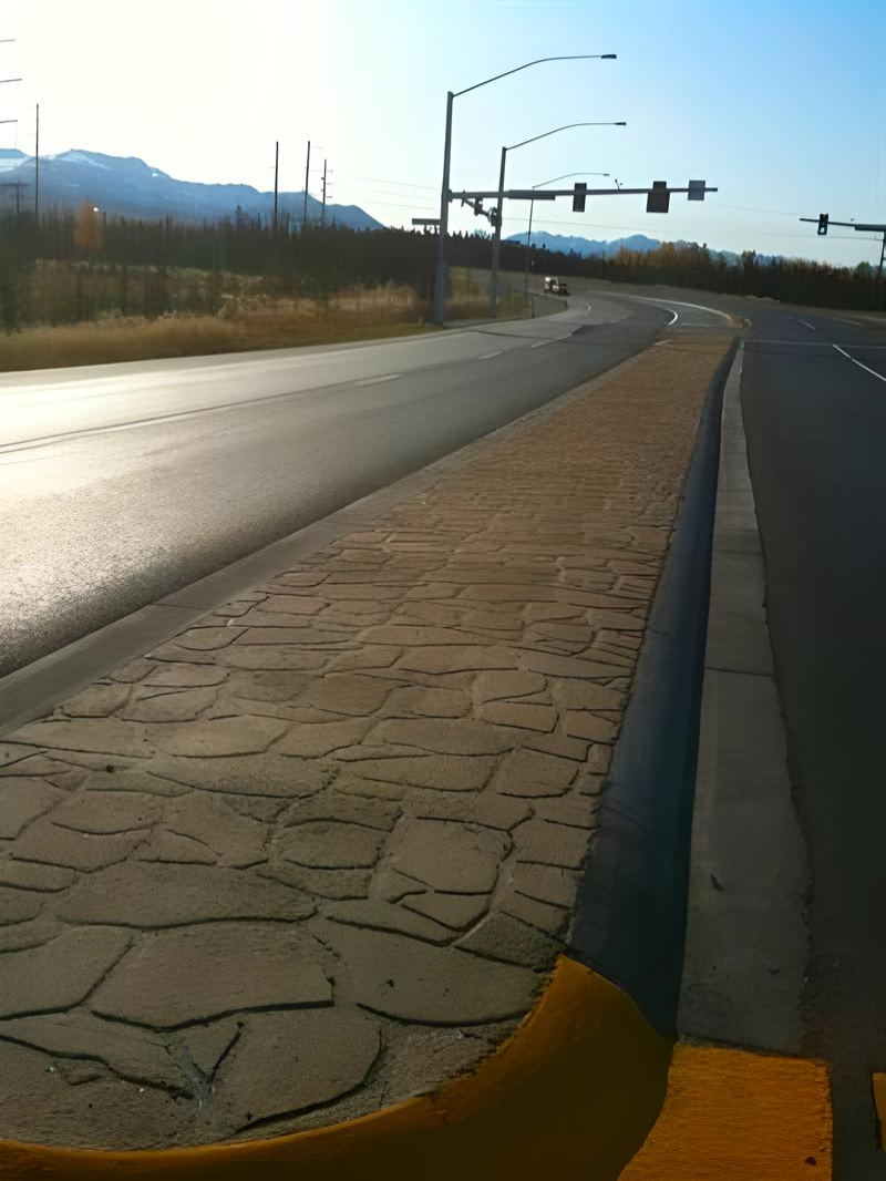 Colaska Raised Medians - CADdetails
