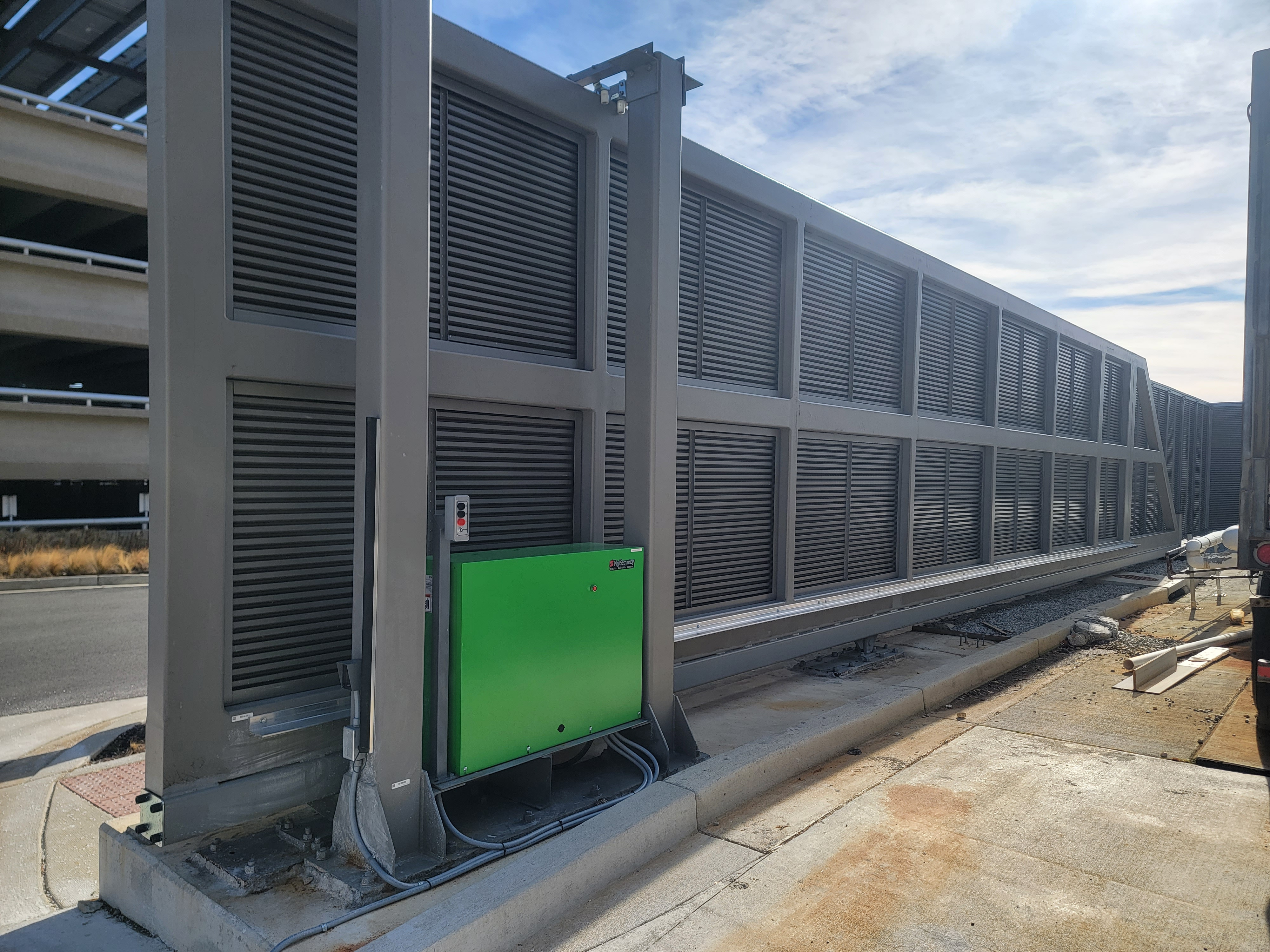 Heavy Duty Gate at Hospital Loading Dock - CADdetails