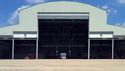 Airport Hangar - In Panel Entry Doors