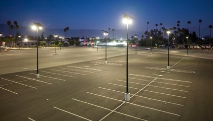 San Bernadino Court House Parking Lot