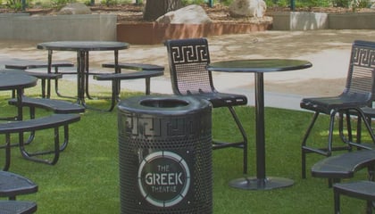 Greek Theatre Updates Their Outdoor Seating Area with UltraSite Amenities
