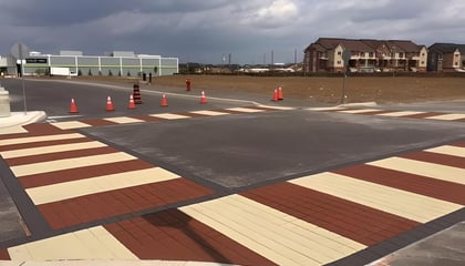 Stamped Crosswalks Milton