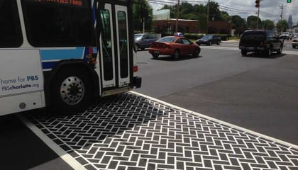 Inlaid Thermoplastic Crosswalks Charlotte