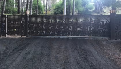 Unique Design for this California Gate