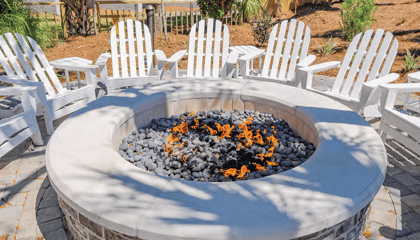 Villamare Pool Fire Pit Caps, Hilton Head Island, SC