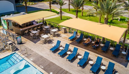 Silver Slipper Casino Gets Arc Cantilevers For Their Pool Area