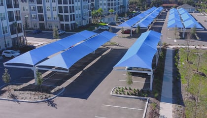 Shade Systems Completes Major Parking Shade Project At West Vue