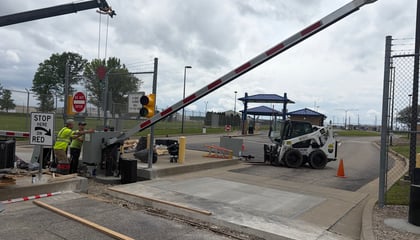 Illinois Air National Guard protected with BSP's Beam Barriers