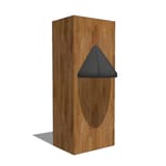 Exterior Lighting: 6" x 3" Deck Post Sconce Light