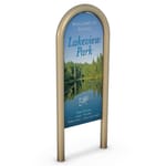 View 5036 - Custom Fiberglass Sign - 2-Sided