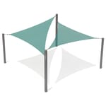 View QRM490 - 25' x 25' x 35' x 12' Multi-Sail