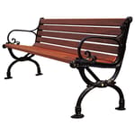 View UF1996 - Old Forge Series Bench with Armrest