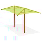 View QRI178 - 20' x 12' x 10' Dual Column Rectangular Umbrella