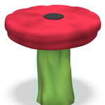 View 38222 - Flower w/ Red Petals