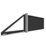Monorail Track Cantilever Gate - Plan View
