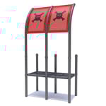 View Curved Shade Extension With Skull & Crossbones