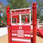 View Fire Truck Panel, Front