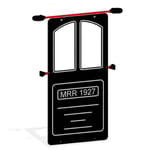 View Train Cab Full Window Panel
