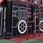 View Train Front Wheel Panel