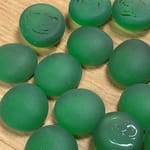 View Green Frosted Glass