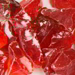 View Chunky Red Terrazzo Glass