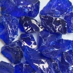 View Dark Blue Terrazzo Glass