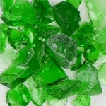 View Light Green Terrazzo Glass